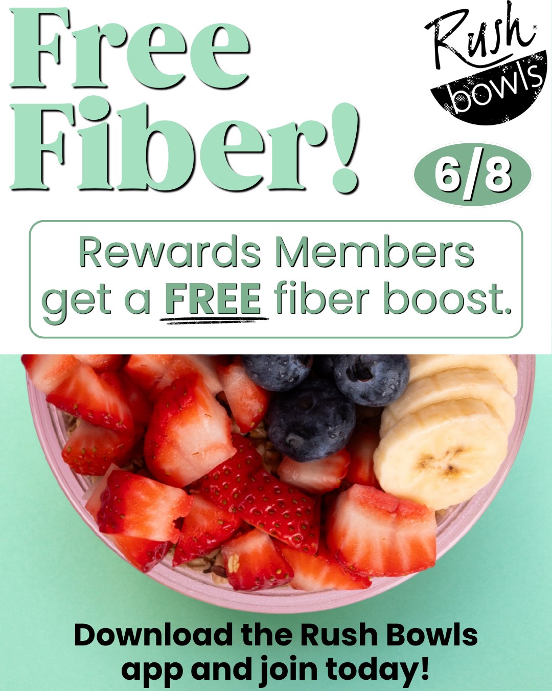 Your digestive system called… It said thank you. 🙌

Free fiber is almost here for rewards members! find your gift in the app under “gift list” and redeem online or in store on 6/8.

Just sign in and let the wellness begin!