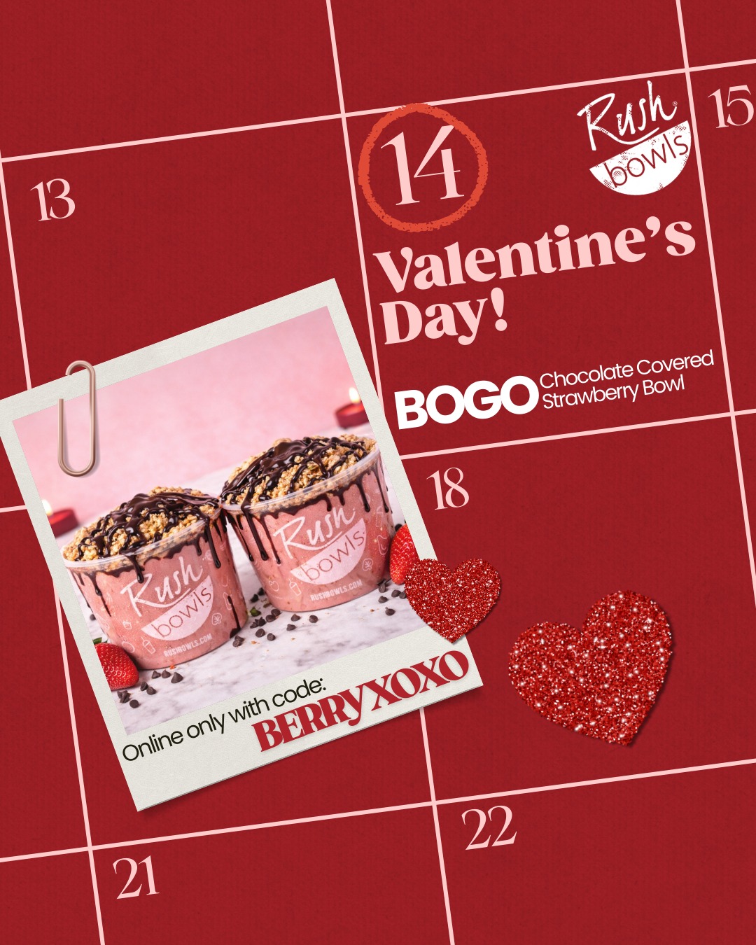 Happy Valentine's Day!
Share the love… or don’t 😉🍓🍫