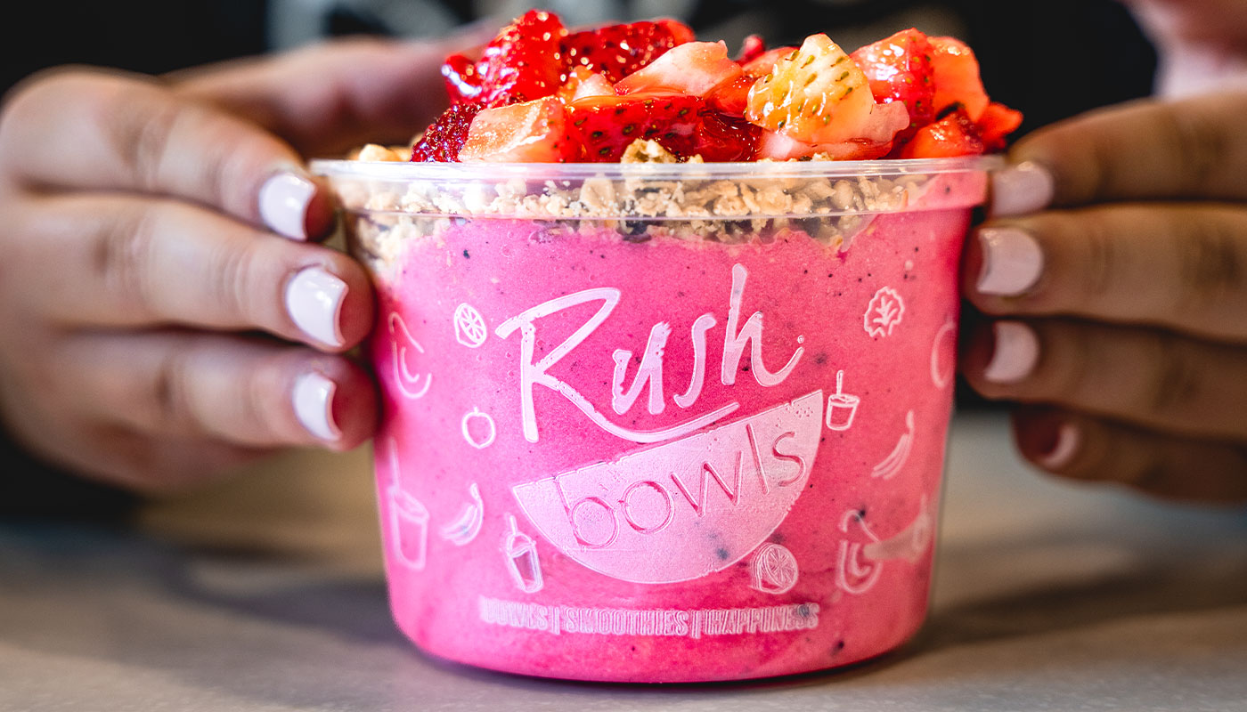 Rush Bowls is the perfect acai bowl franchise for you.