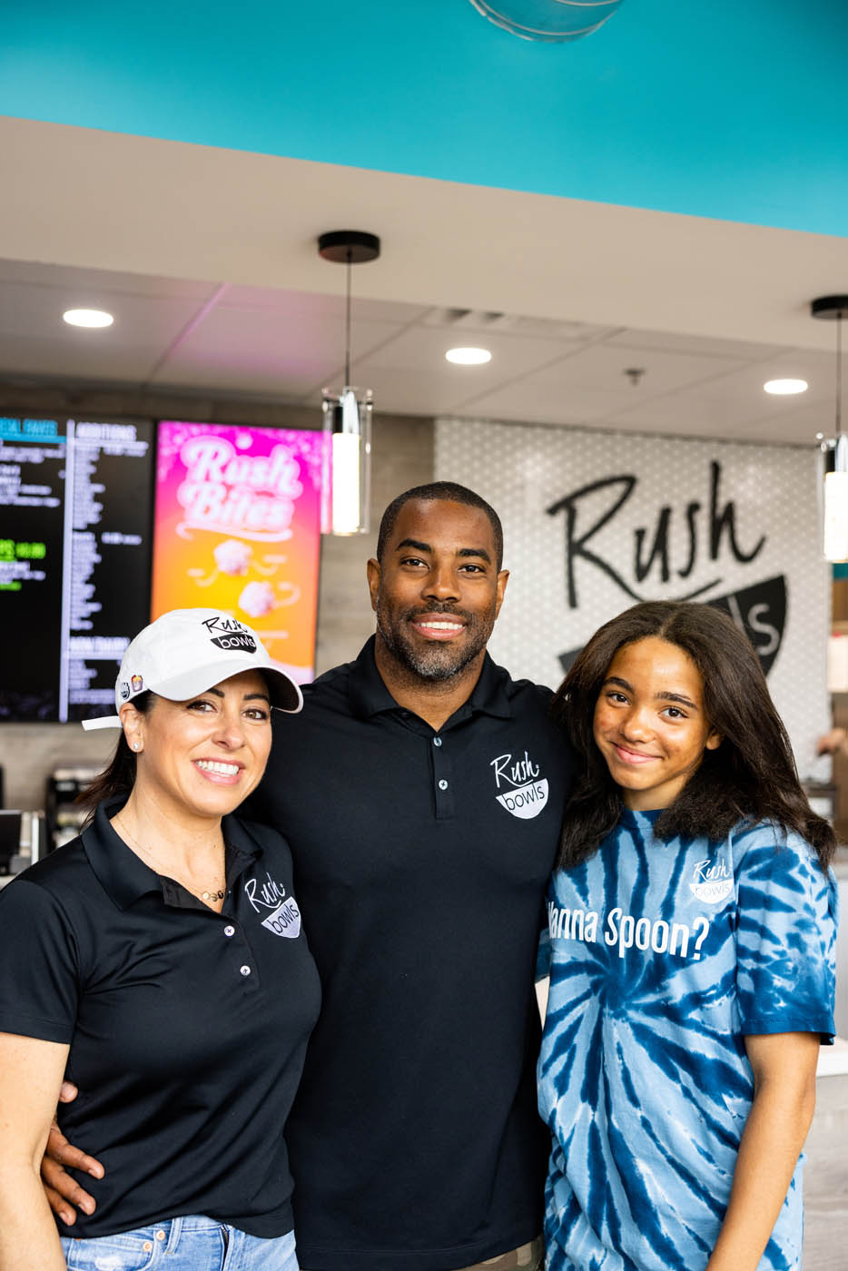 Franchise Owners from Rush Bowls, a trusted healthy restaurant franchise.