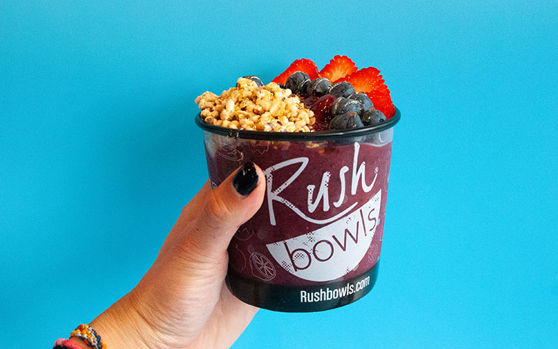 A top acai bowl franchise like Rush Bowls is the perfect opportunity to take advantage of the healthy food industry.