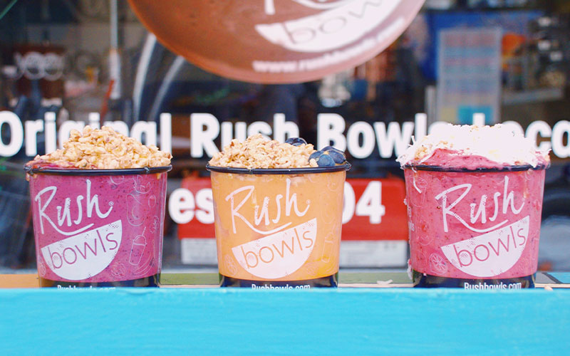 Rush Bowls' franchise investment offers a high return in a growing industry.