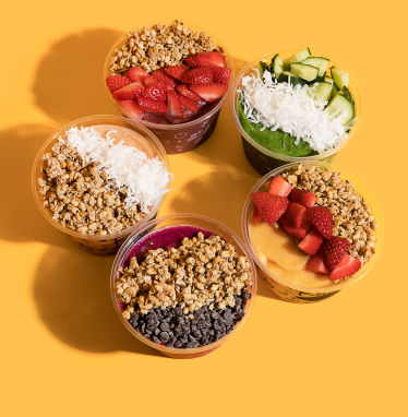 Rush Bowls nutrition infor for our acai bowls in your local area.