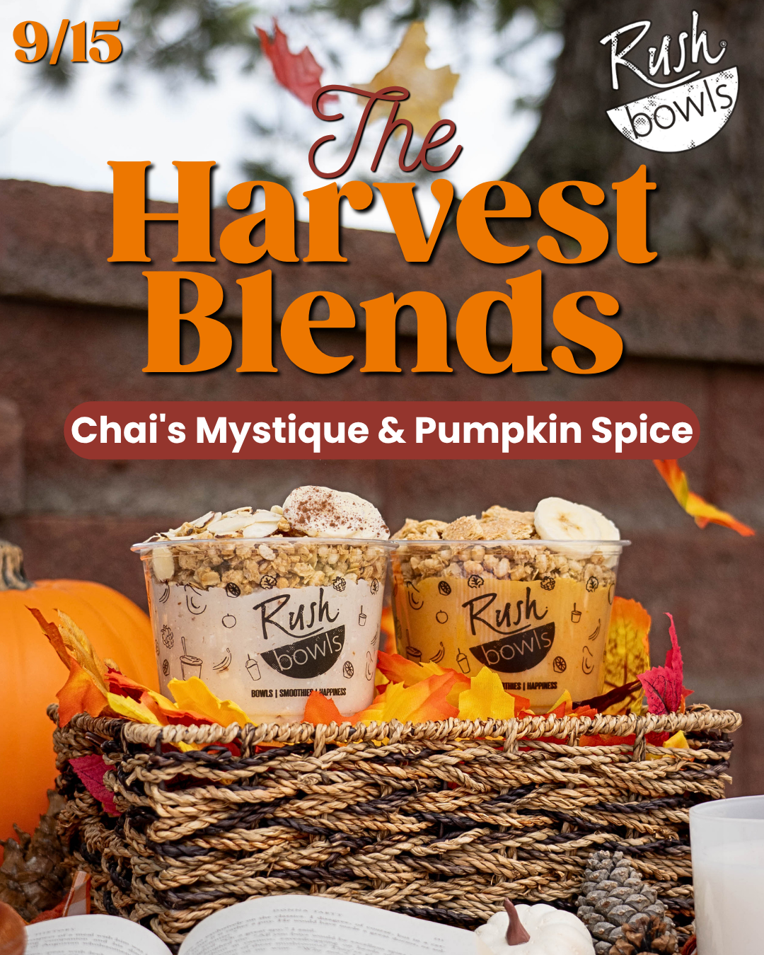 Fall has arrived at Rush Bowls!