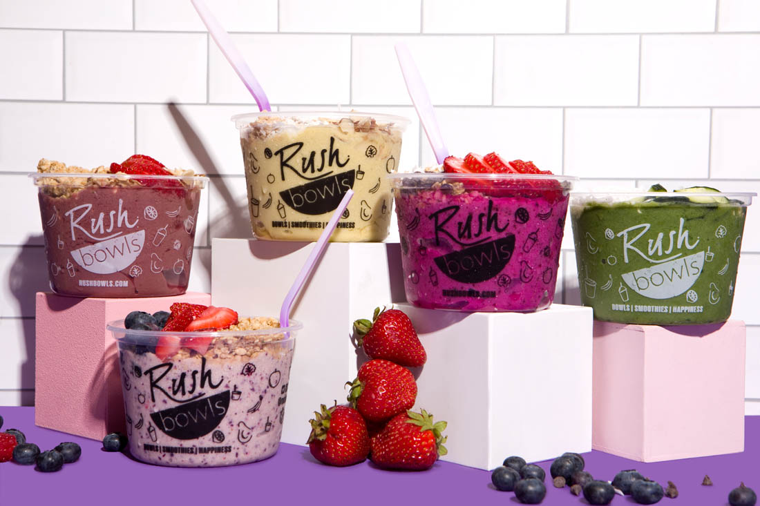 Smoothie Franchise Perfect Blend of Success. Rush Bowls Franchise