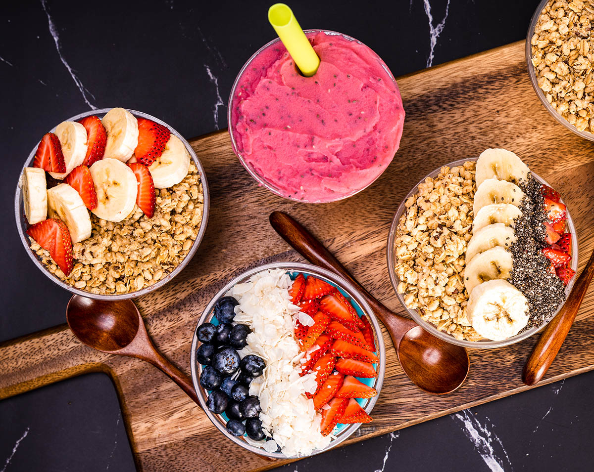 Rush Bowls All Natural Healthy Smoothies Fruit Bowls Acai Bowls Merch