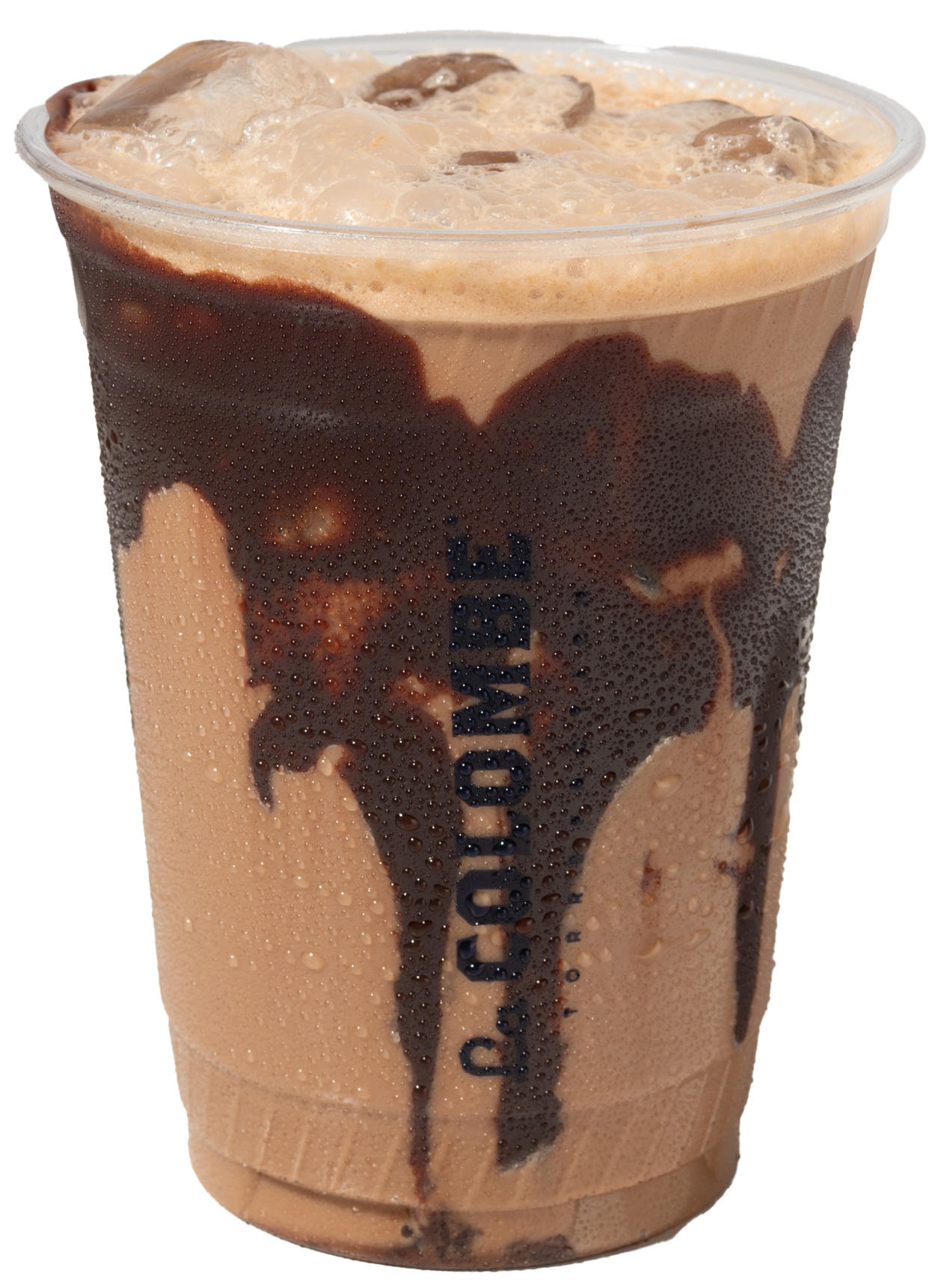 Cold brew made from La Colombe Cold Brew, sweet cream, and chocolate sauce.